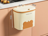 EcoBin Keuken & Badkamer Wandprullenbak – 8.5L / 12L Met Deksel