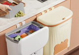 EcoBin Keuken & Badkamer Wandprullenbak – 8.5L / 12L Met Deksel
