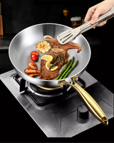 ChefSteel – Professionele RVS Koekenpan voor Gas & Inductie