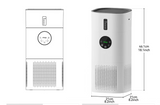 PureBreathe 2-in-1 Luchtzuiveraar met Luchtbevochtiger