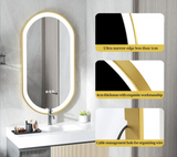 LUVODI Luxe Ovale LED Badkamerspiegel