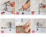 Amora Wastafelkraan – Stijlvolle Koud/Warm Waterkraan met Messing Behuizing