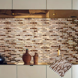 Golden Mosaic Luxe – Zelfklevende Wandtegels