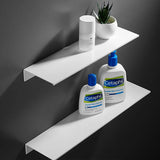 DUOWARE Wandrek Zwart/Wit – Aluminium Organizer voor Badkamer, Keuken of Slaapkamer