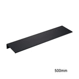 DUOWARE Wandrek Zwart/Wit – Aluminium Organizer voor Badkamer, Keuken of Slaapkamer