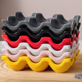 OvoLux Keramische Eierhouder – 6- & 12-Vaks Design Eiertray voor Keuken & Koelkast