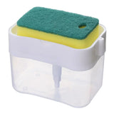 Keuken Zeepdispenser met Sponshouder | Push Type