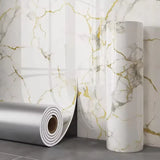 MarbleDream – Luxe Zelfklevend Marmerbehang met Schuimlaag
