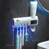 SolarBright UV Tandenborstelhouder met Tandpasta Dispenser