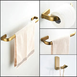 VintageLux Antiek Messing Badkamer Accessoire Set