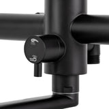 AquaFlex Wandkraan met Zijspuit – 360° Draai