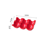 OvoLux Keramische Eierhouder – 6- & 12-Vaks Design Eiertray voor Keuken & Koelkast
