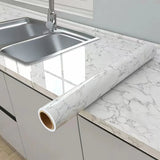 MarbleShield – Luxe Zelfklevende Marmerfolie voor Keuken & Meubels