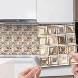 DecoMosaic 10-delige Set 3D Mozaïek Tegelstickers