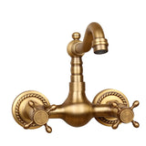 AntiqueFlow Wandkraan – Antiek Messing