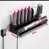 Stylora Dyson Airwrap Organizer – Wandhouder van RVS