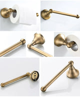HeritageBrons Wandgemonteerde Badkamer Accessoireset