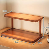 BambuCasa 2-Laags Houten Opbergrek
