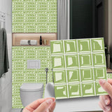 DecoMosaic 10-delige Set 3D Mozaïek Tegelstickers