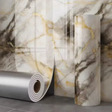 MarbleDream – Luxe Zelfklevend Marmerbehang met Schuimlaag