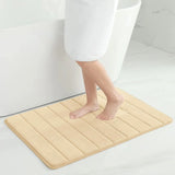 SoftStep Memory Foam Badmat – Antislip, Sneldrogend & Wasbaar – Voor Badkamer of Toilet
