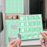 DecoMosaic 10-delige Set 3D Mozaïek Tegelstickers