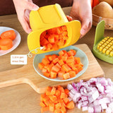 ChopMaster – Multifunctionele Groentesnijder & Friessnijder met Handdrukmechanisme