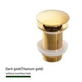 Push Down Pop-Up Afvoerplug – Messing