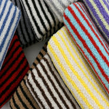 LambSoft Stripe Jacquard Fleece Stof