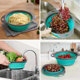 FlexiDrain – Opvouwbare Siliconen Groente- en Fruitwasmand