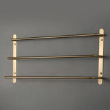 Solvique Koperen Handdoekstang – Chroomafwerking