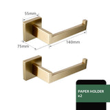 Steelora Badkamerhardware Set – Geborsteld RVS