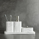 Marbélis Badkameraccessoireset – Luxe Marmerlook