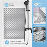 HydroSafe Vierkante Antislip Douchemat