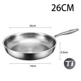 TitanPro – Pure Titanium Koekenpan met Hamerpatroon