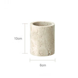 Travèra Beige Travertin Badkamer Accessoires Set