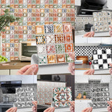 DecoMosaic 10-delige Set 3D Mozaïek Tegelstickers