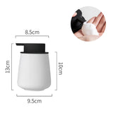 CeramiLux 300ml Luxe Keramische Zeepdispenser – Voor Zeep, Shampoo, Conditioner of Lotion