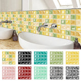 DecoMosaic 10-delige Set 3D Mozaïek Tegelstickers