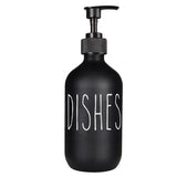 SoapElegance 500ml Zwarte Zeepdispenser Set