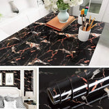 MarbleShield – Luxe Zelfklevende Marmerfolie voor Keuken & Meubels