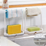 FlexiDry – Afneembare Doek- & Sponshouder voor Spoelbak en Badkamer