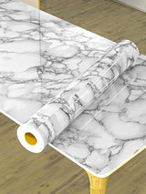 MarbleShield – Luxe Zelfklevende Marmerfolie voor Keuken & Meubels