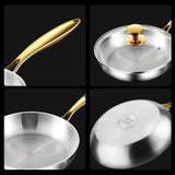 ChefSteel – Professionele RVS Koekenpan voor Gas & Inductie