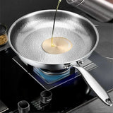 TitanPro – Pure Titanium Koekenpan met Hamerpatroon