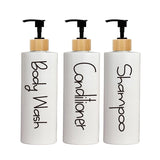EcoStyle 3-Delige Navulbare Zeepdispenser Set - 500 ml