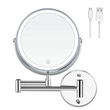 LumiView 8" Oplaadbare Make-up Spiegel met Verlichting