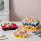 OvoLux Keramische Eierhouder – 6- & 12-Vaks Design Eiertray voor Keuken & Koelkast