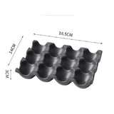 OvoLux Keramische Eierhouder – 6- & 12-Vaks Design Eiertray voor Keuken & Koelkast
