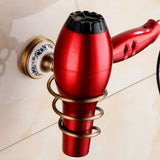 RoyalRetro Antiek Messing Badkamer Accessoireset met Porselein